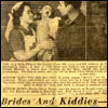 Brides and Kiddies article Mauretania February 1946