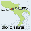 Click image for larger view. Map locating Avellino, Italy. 