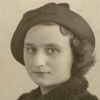 Annie Crooks (Aitken) Pardy in a war time studio photograph.
