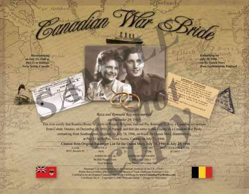 Canadian War Bride Website 12